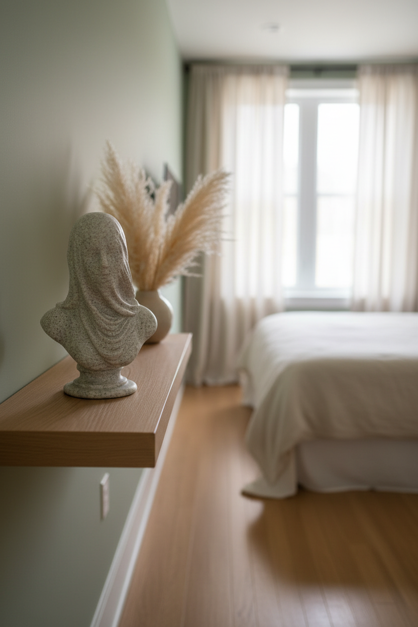 Ethereal Veil Form - Plant-Based Marble Finish Decor by LayerN