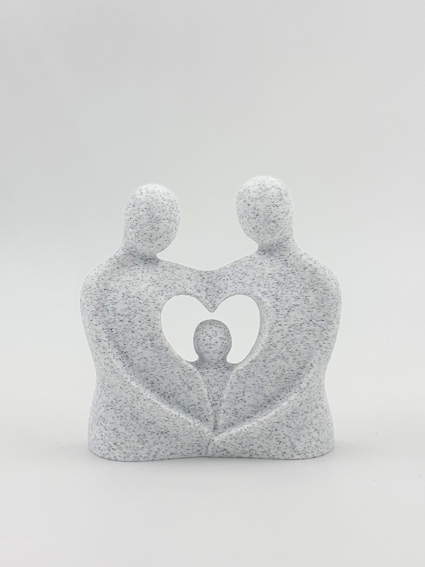 Family Embrace Art - Plant-Based Marble Finish Decor by LayerN