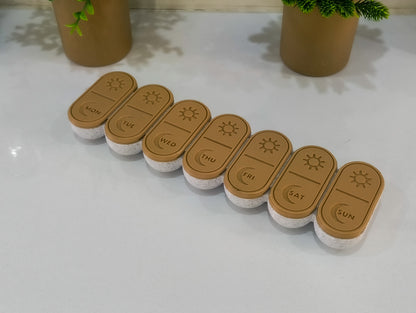 Weekly AM-PM Pill Organiser