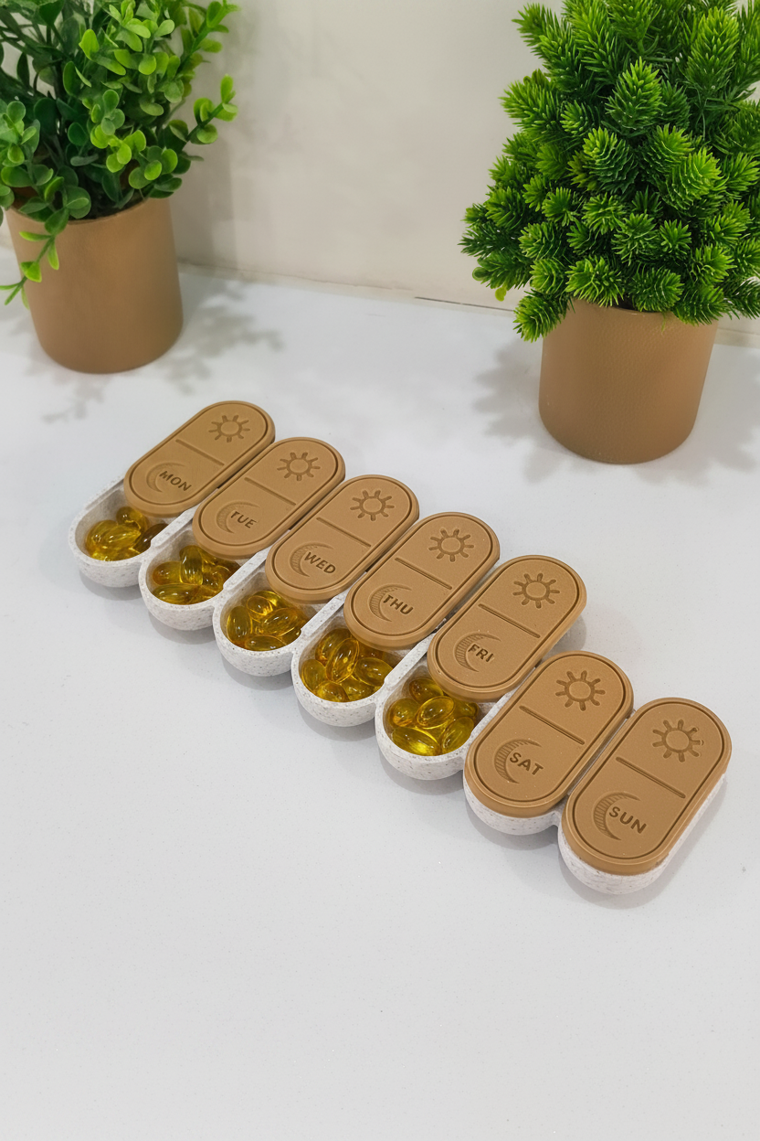 Weekly AM-PM Tablet Organiser