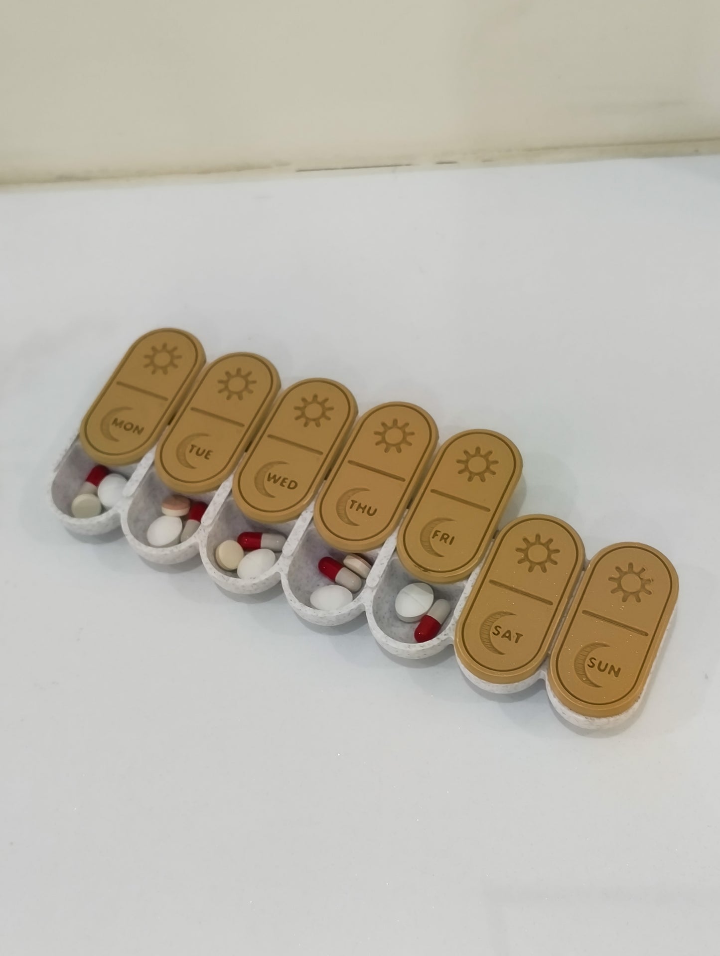 Weekly AM-PM Pill Organiser