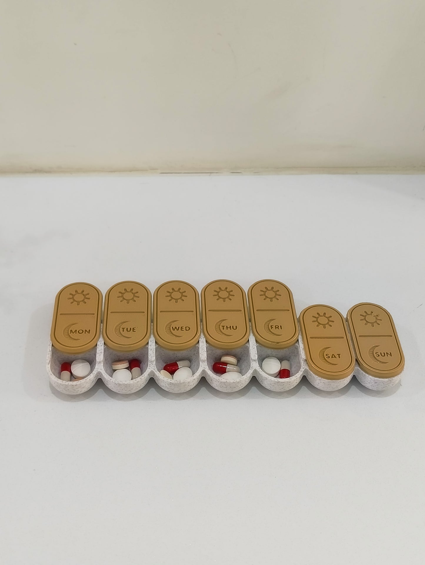 Weekly AM-PM Pill Organiser