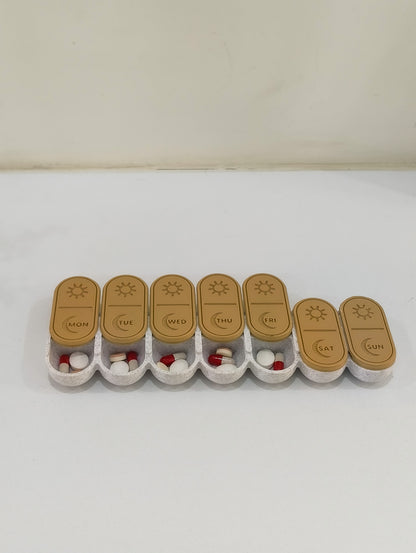 Weekly AM-PM Pill Organiser
