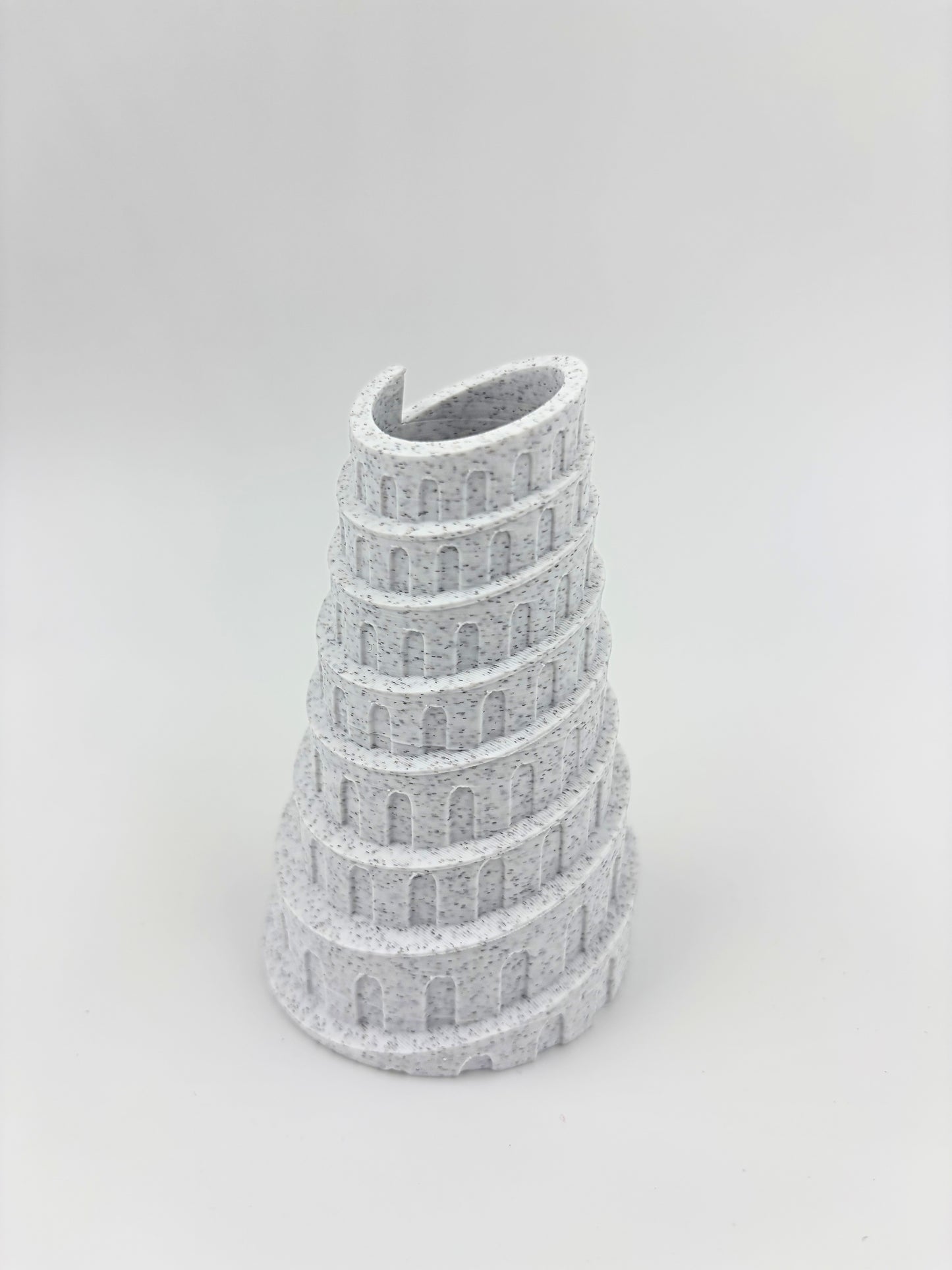Spiral Column Holder - Plant-Based Marble Finish Decor by LayerN