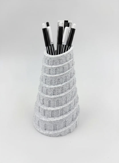 Spiral Column Holder - Plant-Based Marble Finish Decor by LayerN