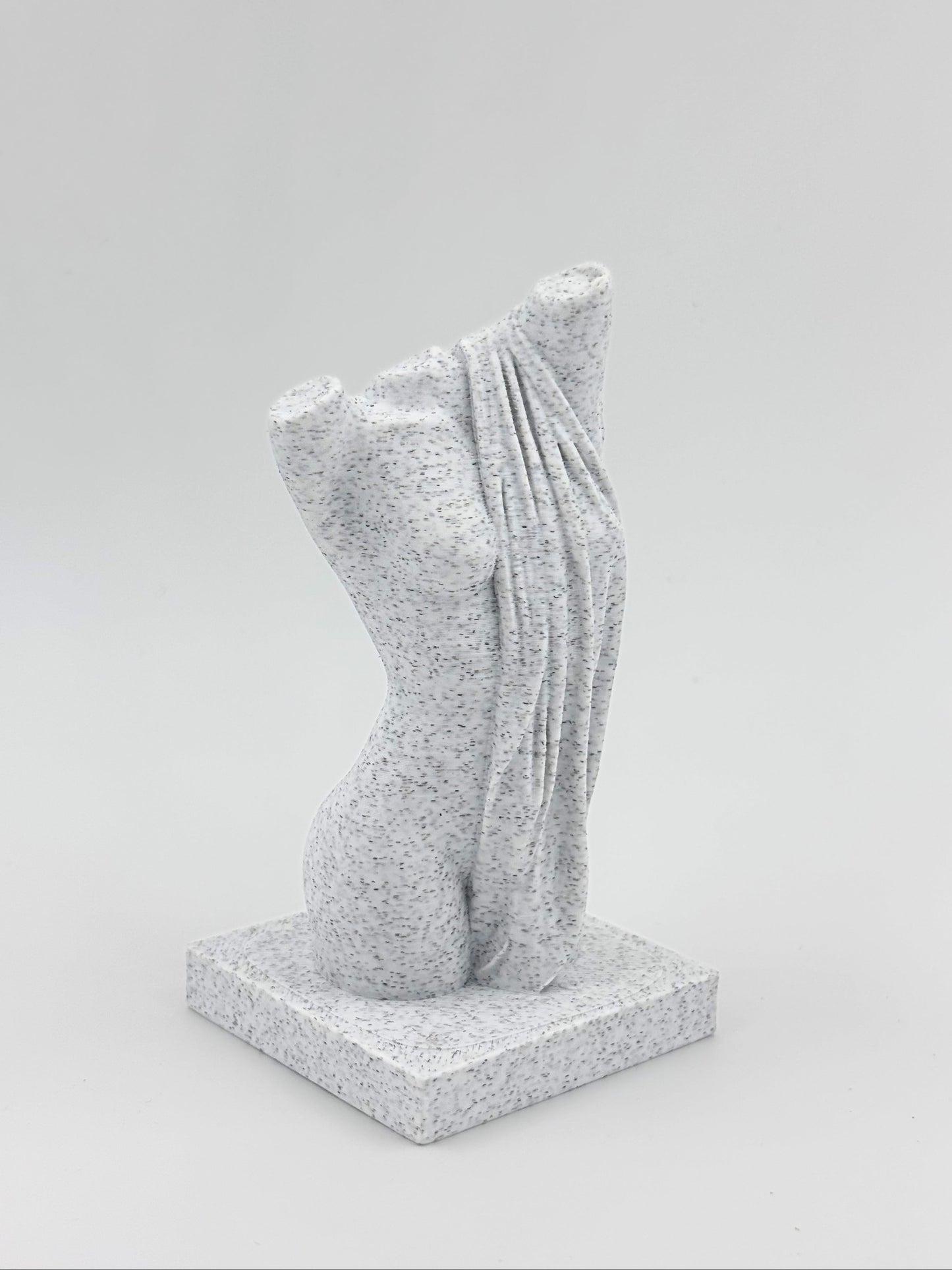 Draped Stone Motif - Plant-Based Marble Finish Decor by LayerN