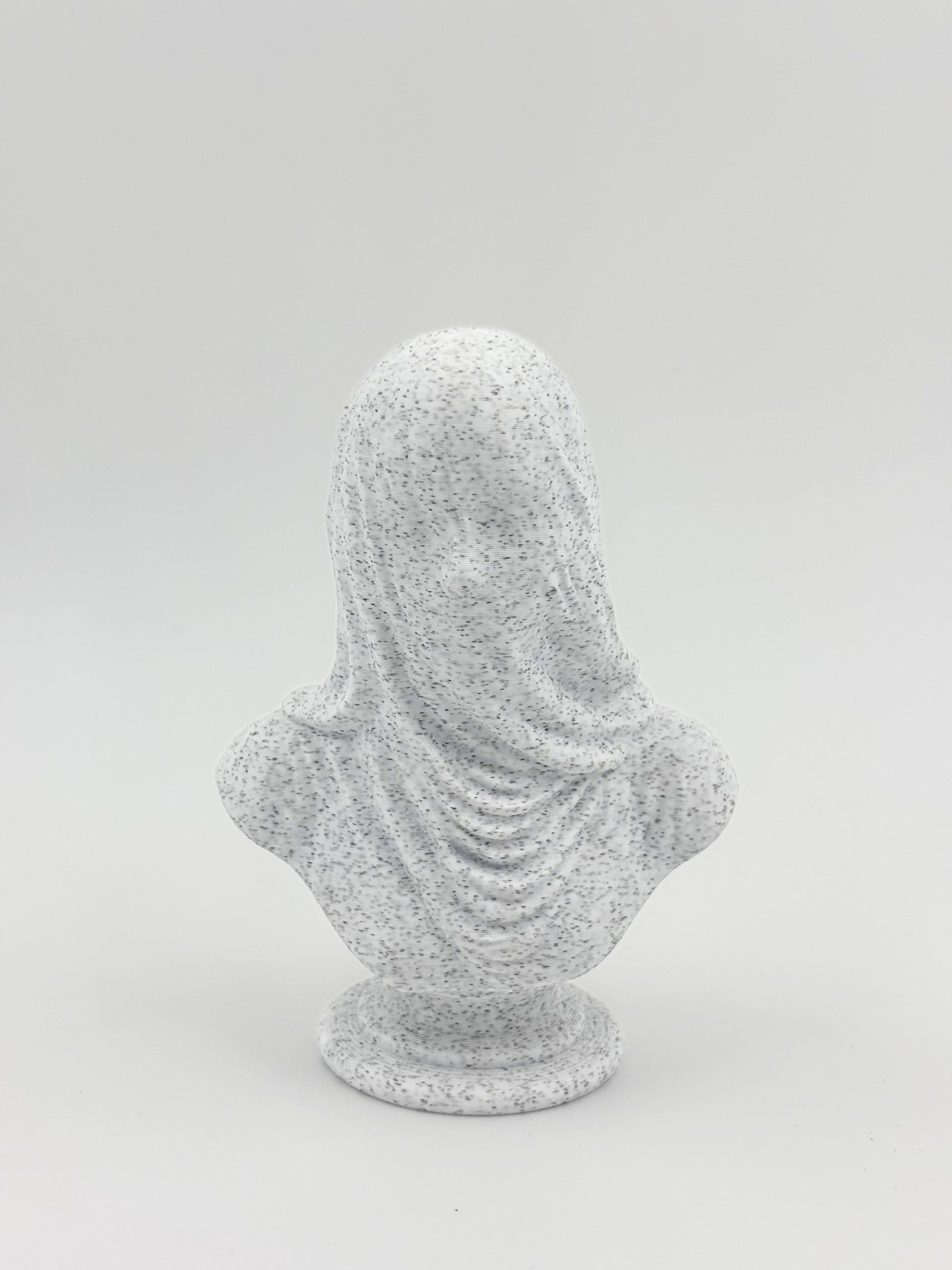 Ethereal Veil Form - Plant-Based Marble Finish Decor by LayerN