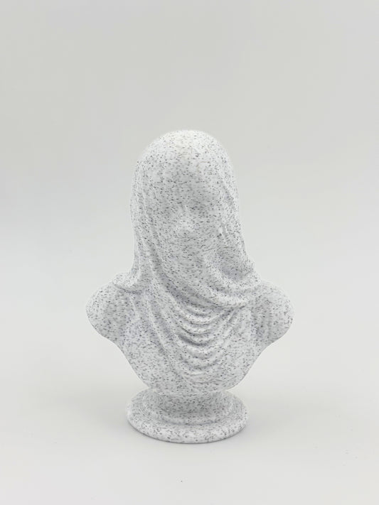 Ethereal Veil Form - Plant-Based Marble Finish Decor by LayerN