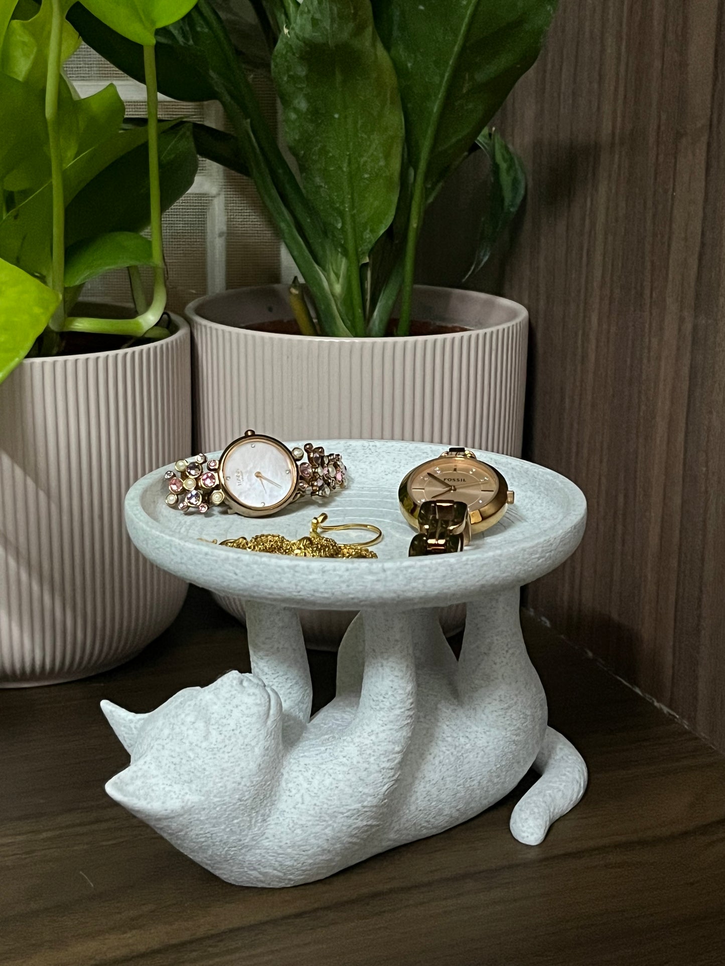 Cat Pedestal Tray