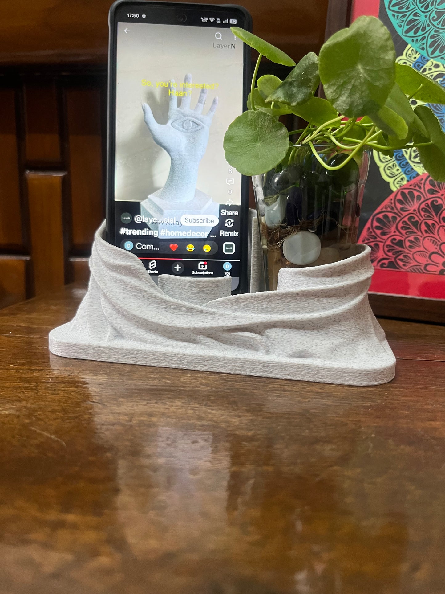 Draped Makeup Organiser